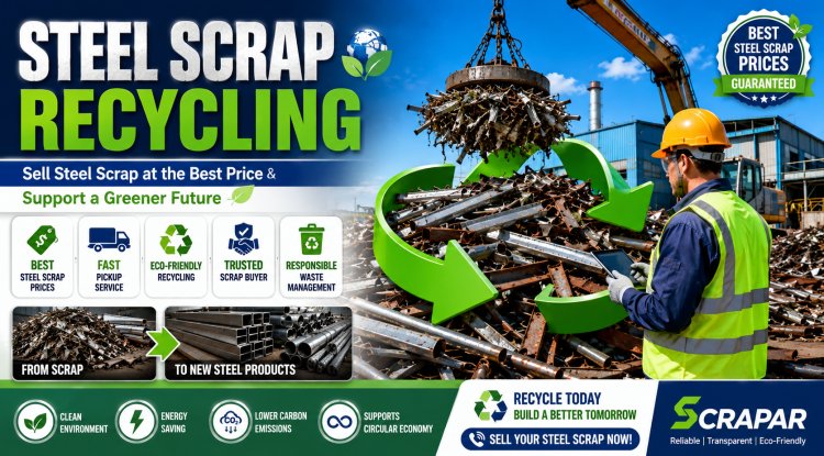 Steel Scrap Recycling: Sell Steel Scrap at the Best Price | Scrapar