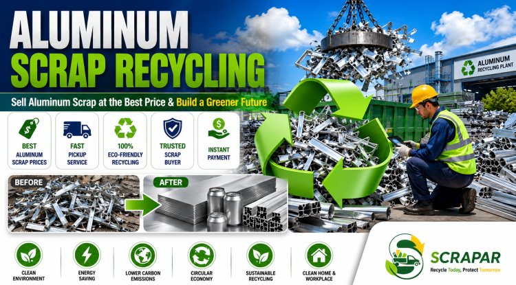 Aluminum Scrap Recycling: Sell Aluminum Scrap at the Best Price | Scrapar
