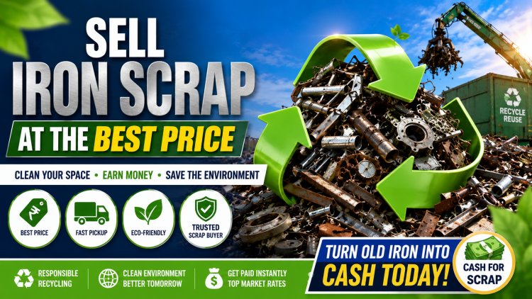 Iron Scrap Recycling: Sell Iron Scrap at the Best Price | Scrapar