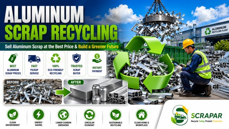 Aluminum Scrap Recycling: Sell Aluminum Scrap at the Best Price | Scrapar